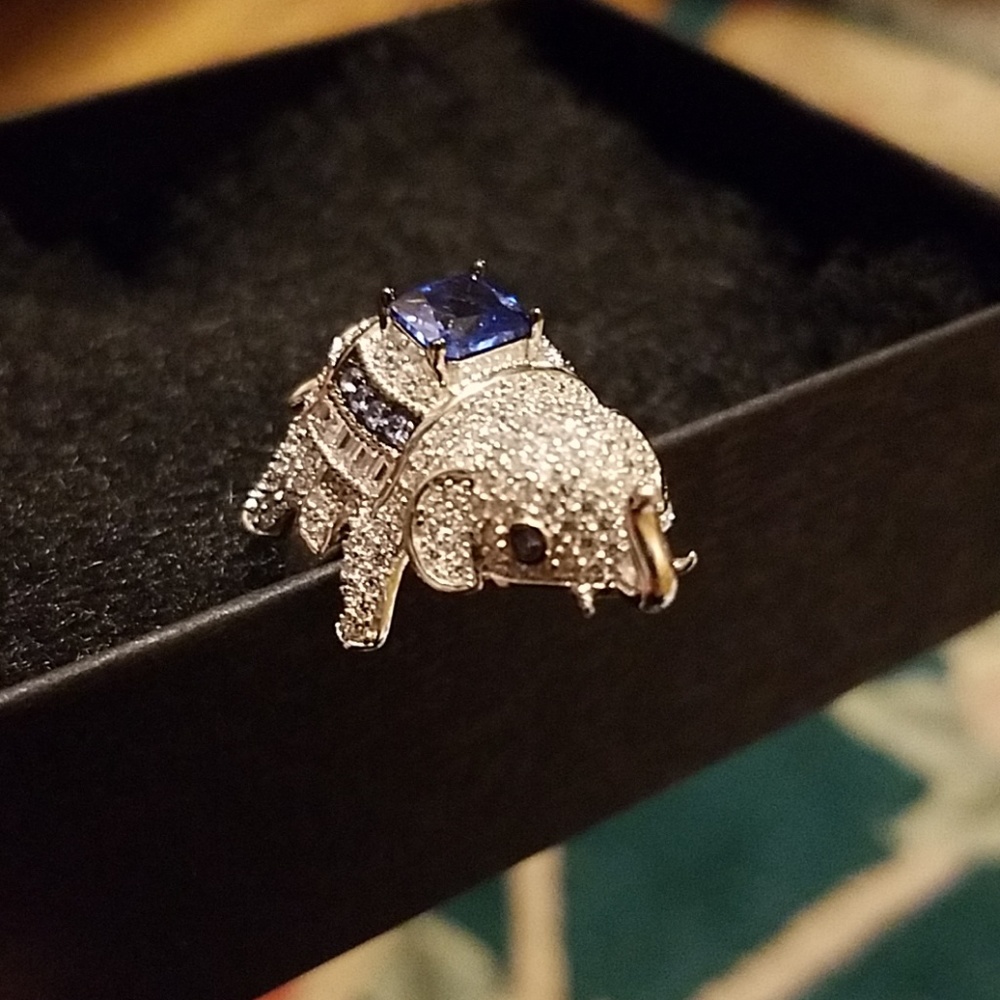 Sterling Silver Elaphant Ring